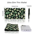 thumbnail image 3 of CHAOYUNYI Card Holder Women's Fruit Envelope Wallet, Green, 3 of 7