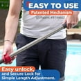 thumbnail image 5 of ProTuff Products - Pool Pole - MULTI-USE - Never Sticks or Slips - Lifetime, FREE Replacements - Premium, Pool Poles for Cleaning - Just Search for Pool Pole Telescopic 16ft Heavy Duty, 5 of 6
