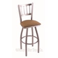 thumbnail image 6 of Holland Bar Stool Co Contessa 30 in. Slat Back Swivel Bar Stool with Faux Leather Seat, 6 of 7