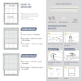 thumbnail image 7 of Cordless Blackout Roller Shades for Windows, Free-Stop Linen Shades with Valance, Thermal Insulated Fabric, UV Protection Roller Blinds for Home，Light Beige，34.5"W X 72"H, 7 of 7