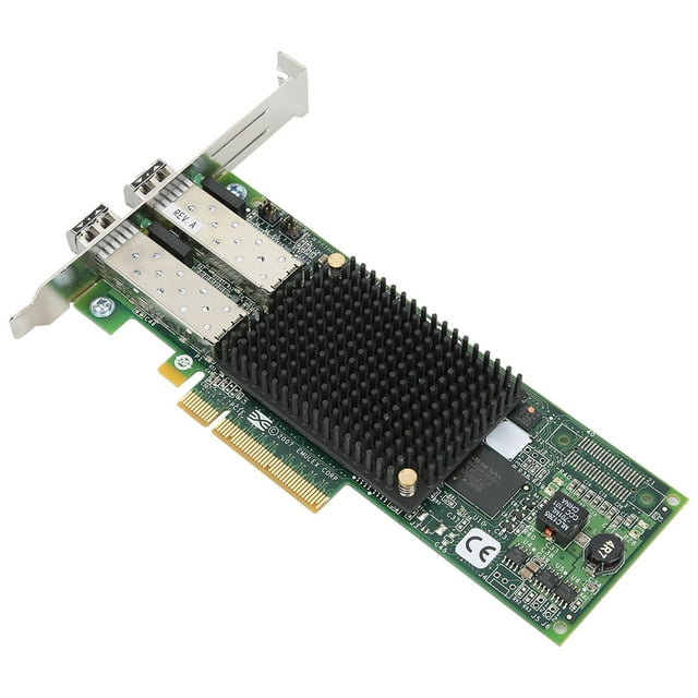 Tarjeta HBA de canal de fibra de puerto dual para EMULEX LPE12002 FC HBA PCle 2.0 8G PCl-E