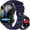 Blue, variant on Smart Watch for Men Women (Answer/Make Calls) ,1.96" HD Screen Fitness Watch with Stress Monitor, SOS Button, IP68 Waterproof