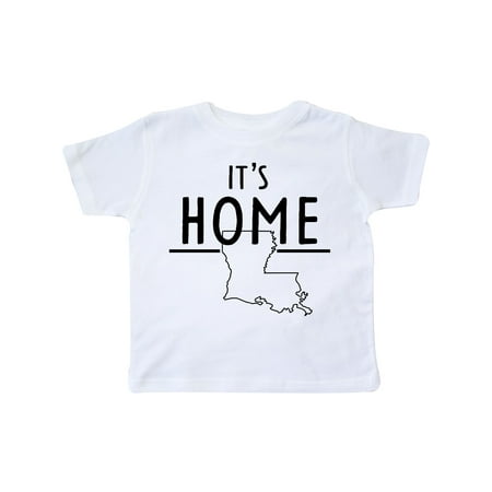 

Inktastic It s Home- State of Louisiana Outline Gift Toddler Boy or Toddler Girl T-Shirt