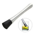 thumbnail image 3 of Stainless Steel Cocktail Muddler Professional Home Bar Muddler For Creating Mojitos Margaritas Mint Fruit Based Drinks - Ideal Home Bar, Bartender, Kitchen Masher Tool, 3 of 6