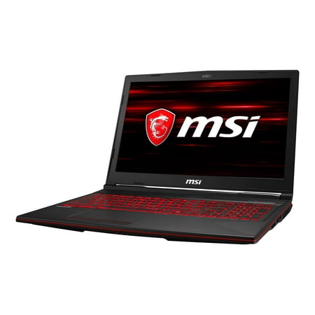 MSI GL63 Gaming Laptop 15.6", Intel Core i5-8300H, NVIDIA GeForce GTX 1050 4GB, 128GB SSD Storage, 8GB RAM, 8RC-069