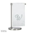 thumbnail image 3 of Monogrammed Bath Towel, Personalized Gift, 27 x 54 inches - Set of 2 - Silver Script Embroidered Towel - 100% Turkish Cotton- Soft Terry Finish - for Bathroom or Spa - Script W White, 3 of 3