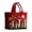 A, variant on Cute Red Mushroom Floral Quilted Tote Bag, Cottagecore Embossed Nature Print Shoulder Bag, Large Capacity Vintage Handbag for Women Daily Vacation,15.7*13.3 in.