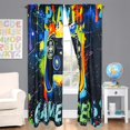 thumbnail image 2 of Gaming Curtains for More Thick And Blockout Video Game Curtains Gifts for Gamer Living Room Bedroom Decor 2 Panel Set, 41"x63", 2 of 6