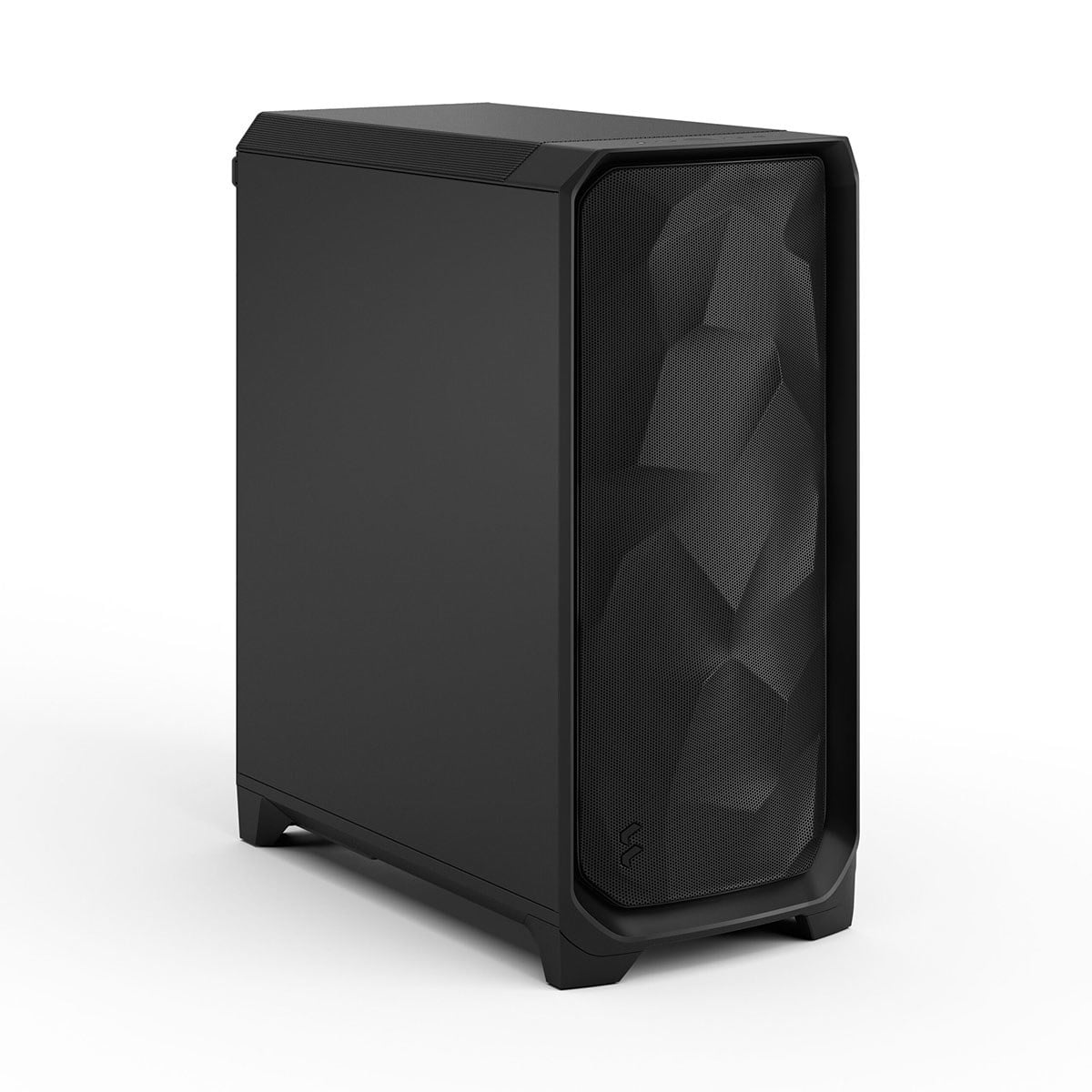 Fractal Design Meshify 3 ATX mATX Mid Tower PC Case - Black Chassis with Solid Side Panel (FD-C-MES3A-01)