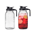 thumbnail image 1 of 64Oz Glass Pitcher with Lid Wide Mouth Jar Leak-Proof Water Jug, for Water, Juice, Milk, Tea, Iced Coffee, and Drinks, 1 of 5