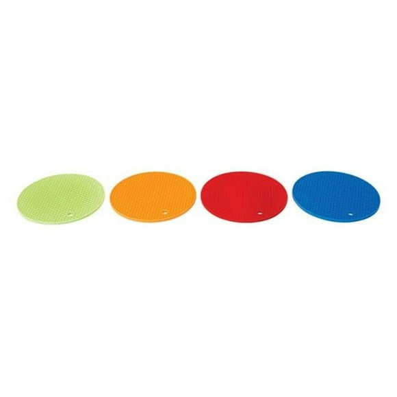 Diamond Visions 01-1404 7 in. Assorted Silicone Mat - pack of 36