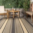 thumbnail image 6 of nuLOOM Piper Nautical Striped Indoor/Outdoor Area Rug, 5' x 8', Piper Nautical Charcoal, 6 of 7