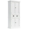 thumbnail image 7 of Lacoo 72'' Tall Pantry Cabinet with 4 Doors, Adjustable Shelves & Large Drawer, Storage Cabinet for Kitchen, Dinging Room, Living Room, White, 7 of 7