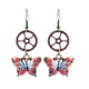 thumbnail image 1 of Pendientes Jinwen Steampunk Engranajes Mariposa, 1 of 8