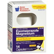 Angle View: GNP Esomeprazole Magnesium 20mg, 14 Delayed Release Capsules