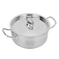 thumbnail image 1 of Olla de cocina de acero inoxidable de 20cm de diámetro, utensilio de cocina para el hogar con mango doble, 1 of 1