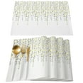 thumbnail image 3 of Cherry Blossom Sakura Flower Spring Yellow Table Runner Home Wedding Table Mat Centerpieces Decoration Dining Long Tablecloth, 3 of 7