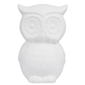 Hello Hobby Paintable Bank Owl, 5.75" Height