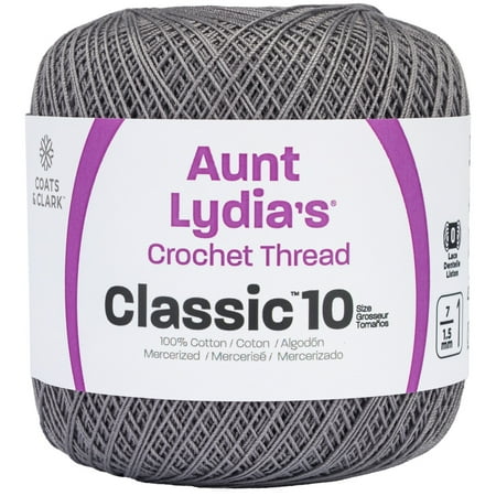 UPC: 0073650056208 | Aunt Lydia s Classic Crochet Thread Size 10-Stone