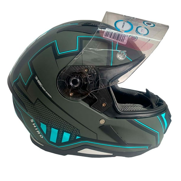 Casco Shiro 890 SH 01 Cerrado Certificado ECE 2205 Base Negro Azul Shiro Balagardos 890 SH 01 Walmart en linea
