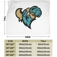 thumbnail image 3 of Coastal Carolina University Fleece Blanket, Very Soft Microfiber Flannel Blanket for Couch Warm and Cozy for All Seasons, 3 of 6