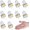 Multi-color, variant on IULAVP 10 Pack Fishing Deep Drop Light LED, Colorful Flashing Strobe LED Fishing Lights, Underwater Fishing Light, Waterproof Attractants Diamond Lure Light for Saltwater Freshwater Tuna
