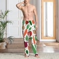 thumbnail image 2 of Naloa Vegetables Pajama Pants Men, PJ Bottoms, Sleep & Lounge Pants-X-Large, 2 of 6