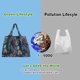 thumbnail image 5 of Bolsa de Compras Plegable de Gran Capacidad, Bolsa Plegable de Tela de Poliéster, Bolsa de Almacenamiento Portátil de Mano, 5 of 6