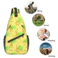 thumbnail image 6 of ZICANCN Math Pattern Crossbody Sling Bag for Men Women - Casual Shoulder Backpacks for Travel Sport Climbing Runners Daypack, 6 of 9