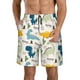 thumbnail image 1 of Fotbe Childish Dinosaur Trajes de Baño Estampados para Hombre, Shorts de Verano de Secado Rápido, Ropa de Playa, Bañadores-XX-Large, 1 of 6