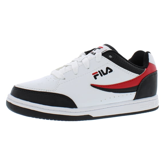 Fila Bbn 92 Boys Shoes Size 1, Color: White/Black/Red