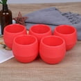 thumbnail image 1 of 5PCS Blue Flower Pots Mini  Plastic Flowerpot Nursery Flower Pot Home Decor, 1 of 6