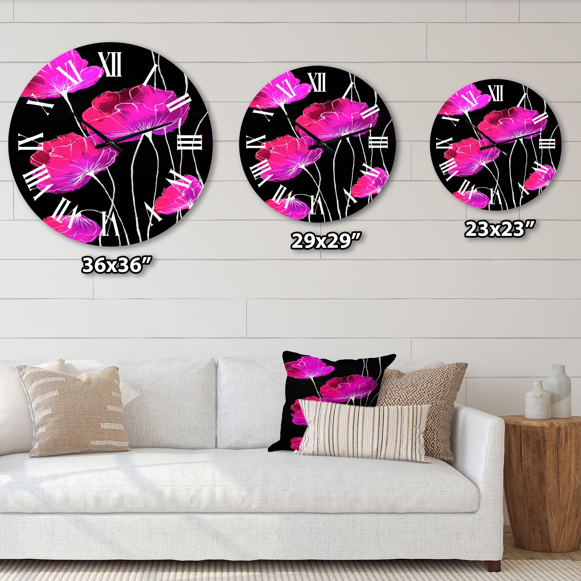 Designart 1 in Traditional Wall Clock