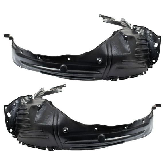 TRQ Front Inner Fender Liner Set Fits Select 2012-2015 Honda Pilot HO1248153 HO1249153