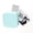 Green, variant on M02L Portable Printer, Wireless Mini Sticker Printer with 1/3/6 Rolls of Thermal Paper, Thermal Mini Printer, Portable Note Taking, Diary, Memo, Photo Learning Work with Smartphone