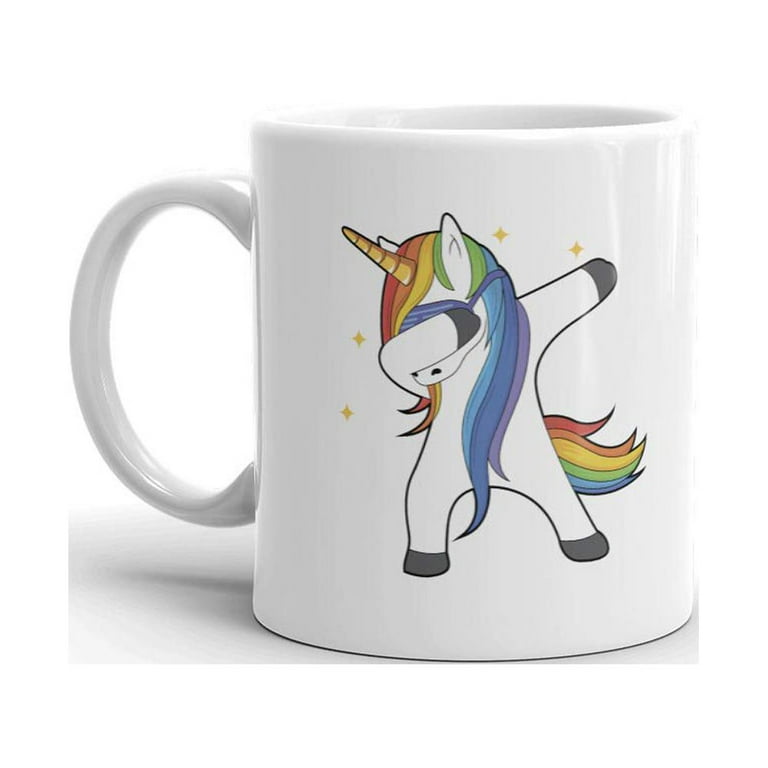 Before And After Coffee Unicorn Coffee Mug Funny Mythical Creature