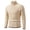 Beige, variant on Wyobmus Mens New Design Sweaters Solid Color Long Sleeve Pullover Knitted Turtleneck Sweater Black