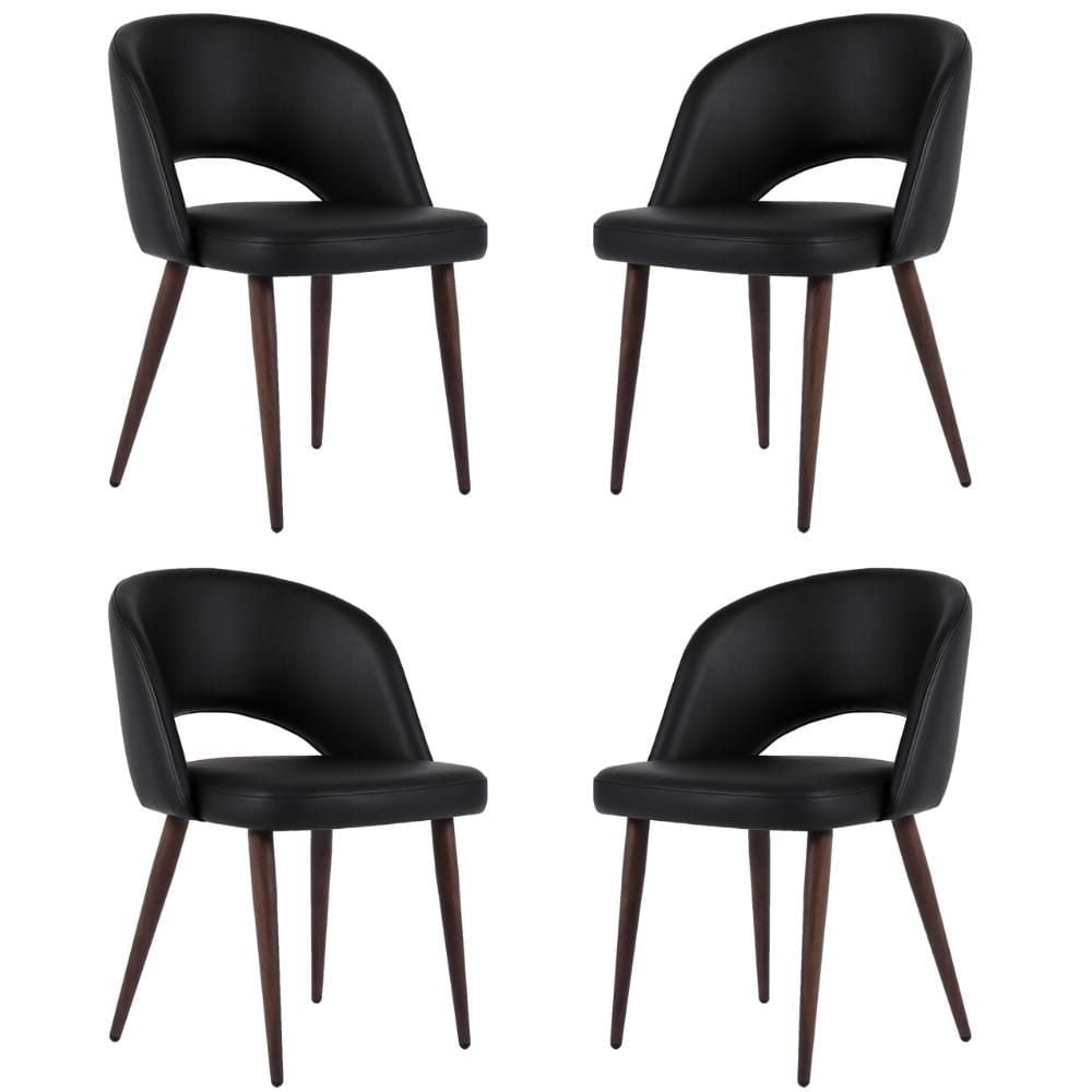 EXECUTIVE CHAIR in Black SET OF 4