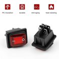 thumbnail image 4 of 4 Switch, Waterproof Rocker Switch, AC 16A/250V 20A/125V 4 Pin 2 Position, Panel Mount Rocker Switch for Electrical Products, 4 of 5