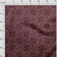 thumbnail image 3 of oneOone Cotton Poplin Maroon Fabric Running Stitch Floral Dress Material Fabric Print Fabric By The Yard 42 Inch Wide, 3 of 4