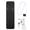 Black, variant on Portable MP3 Music Player with Lanyard and Earphone, USB Rechargeable Pocket Media Player with 3.5mm Jack (1.4 in / 3.5 mm) for Kids & Adults - Black