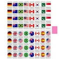 thumbnail image 1 of Game Mahjong Game Set Game Tiles Flag Pattern Tile Games For Adults Kids For Spring Picnic Party Articulate Game Buzzword Game Bunkers Game Birthday Mom And Grandma Reader And Hub Game Discard Holder, 1 of 4