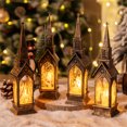 thumbnail image 2 of Christmas Decoration LED Electronics Wind Lantern Small Church Ornament Catholic Angel Jesus Holy Family Home Room Shelf Garnish, 2 of 5