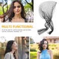 thumbnail image 2 of Shisuyan Rhinestone Mesh Headband Polyester Teen Hollow Braided Headband 1Pcs 19.7X4.3X0.2In, 2 of 9