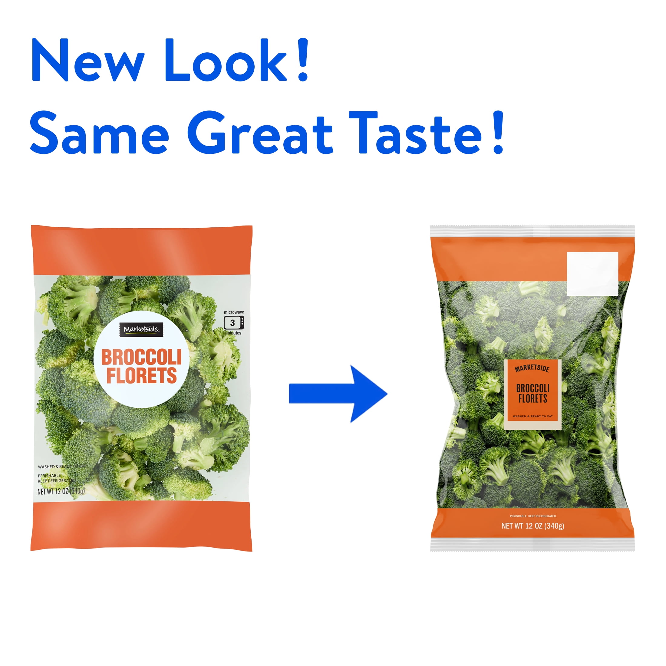 Marketside Broccoli Florets, Refrigerated 12 oz