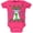 Red, variant on Alien Peace on Earth Ugly Christmas Sweater Soft Baby One Piece Turquoise 9-12 M
