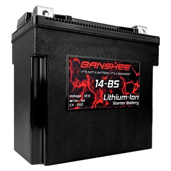 Banshee DLFP14-BS-05 12.8V Lithium LiFePO4 14-BS Sealed Motorcycle Battery
