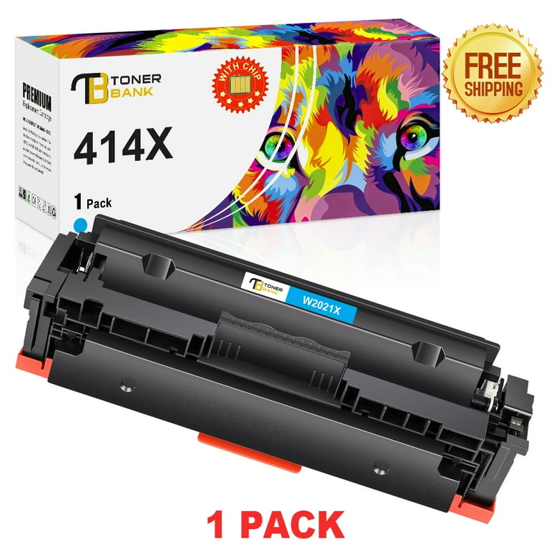 Aanval map Pathologisch Toner Bank (with CHIP) Toner Replacement for HP 414X W2021X for Color Laserjet Pro M454dw M479fdw M454dn M479fdn M479dw Printer ink (1-Pack, Cyan) - Walmart.com Aanval map Pathologisch Toner Bank (with CHIP) Toner Replacement for HP 414X W2021X for Color Laserjet Pro M454dw M479fdw M454dn M479fdn M479dw Printer ink (1-Pack, Cyan) - Walmart.com