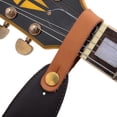 thumbnail image 3 of Tnstrumento Musical Correa de cuero para guitarra eléctrica con cierre de botón para ukelele bajo (marrón) Tmvgtek Para Estrenar, 3 of 8