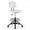Beige, variant on CONCETTA Armless Drafting Chair, Low Back Swivel Rolling for Adjustable Height, Office Chair with Footrest Ring, Brown